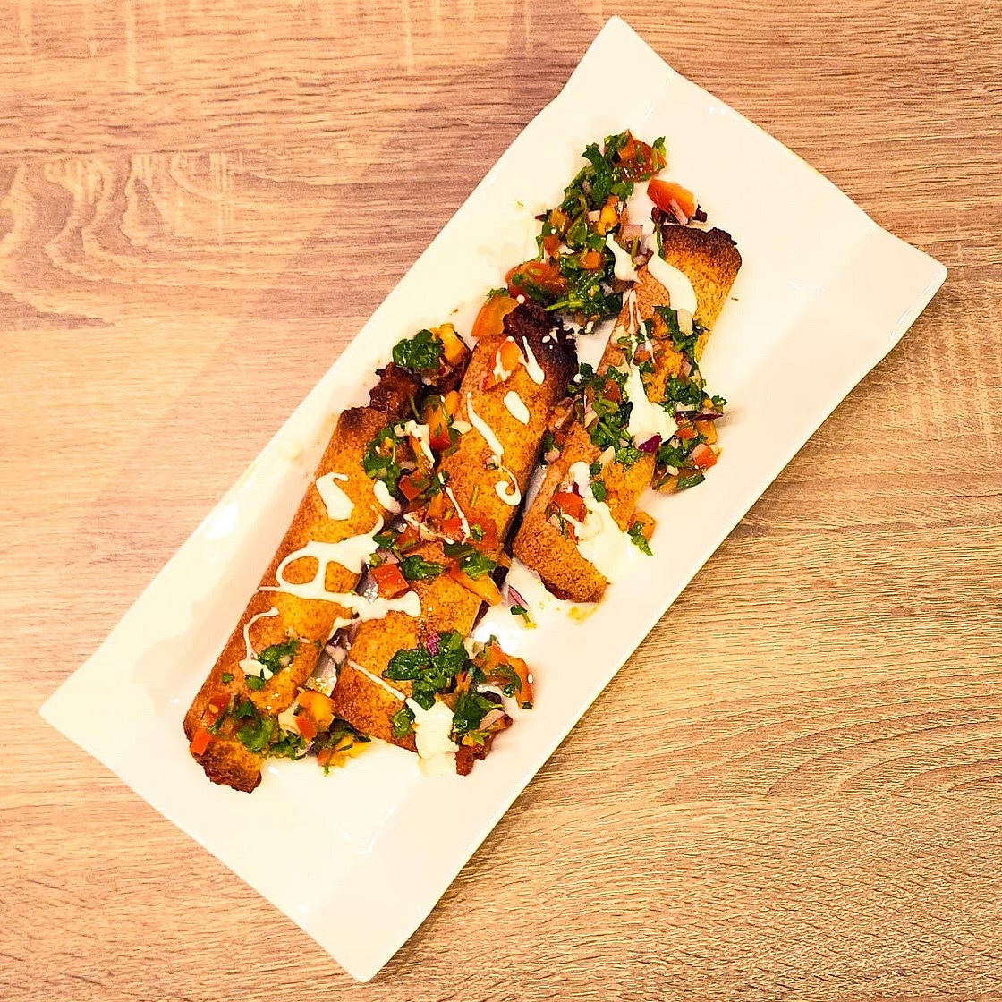 Taquitos au bœuf et fromage