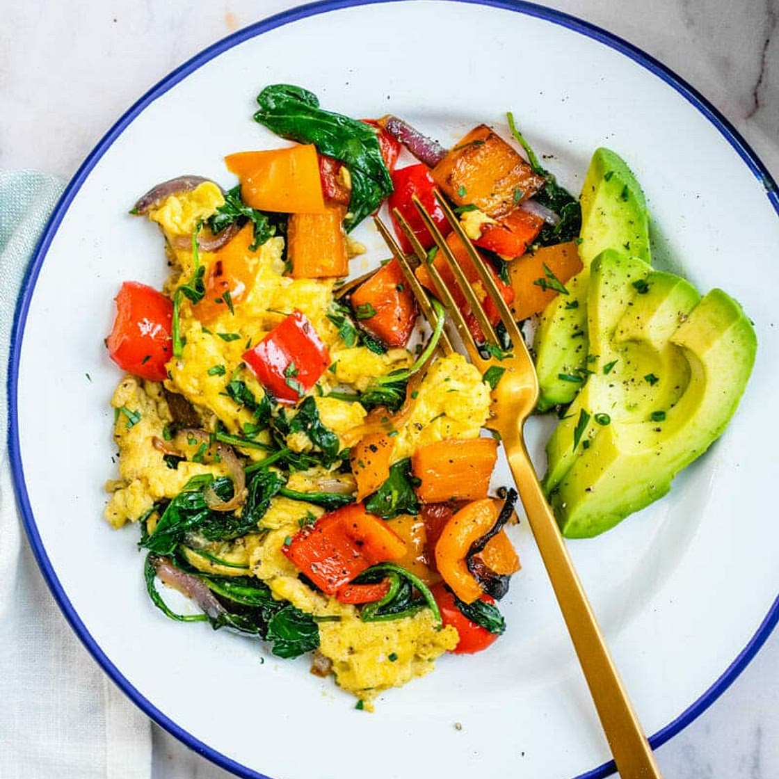 Breakfast Vegetable Scramble