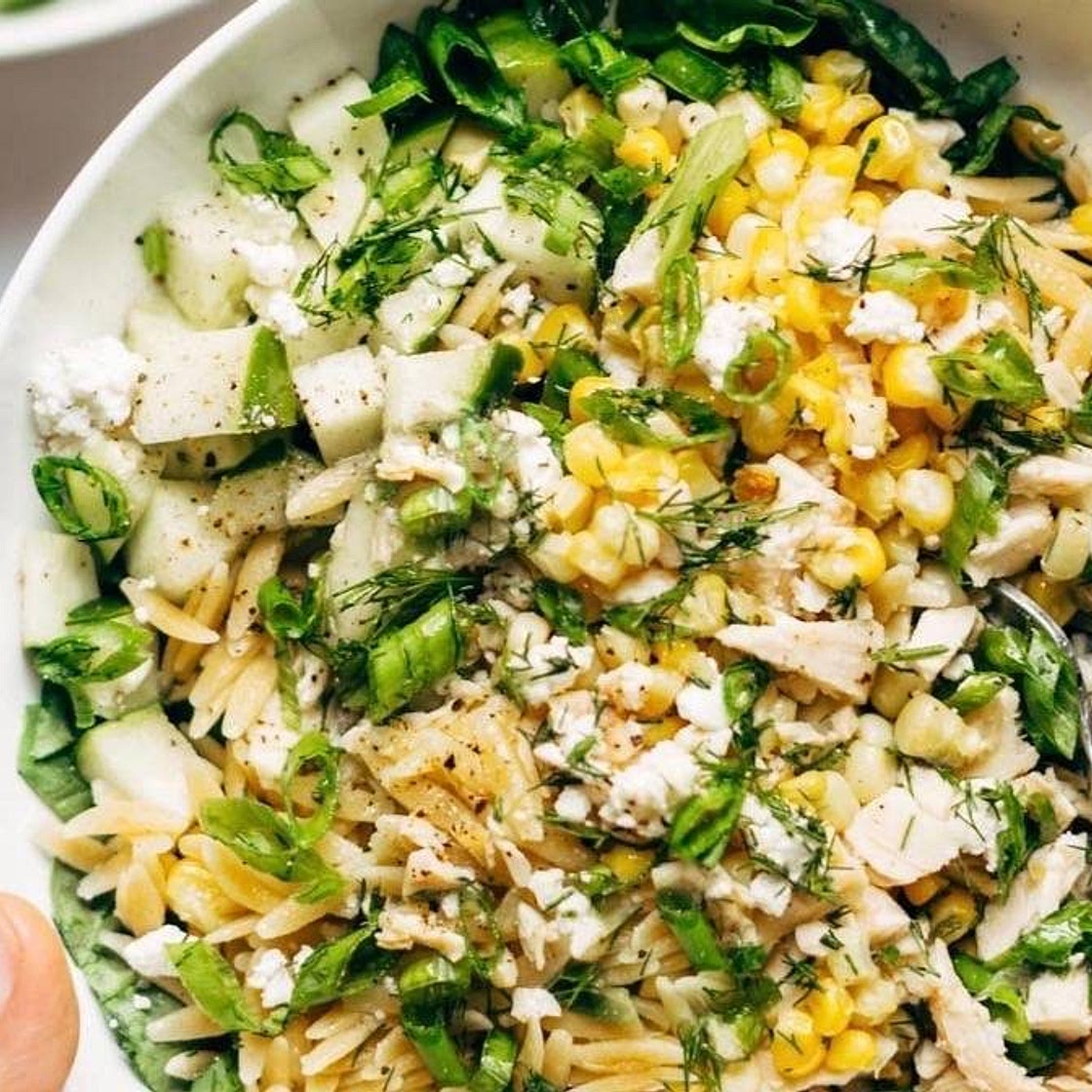 Zippy Orzo Summer Salad