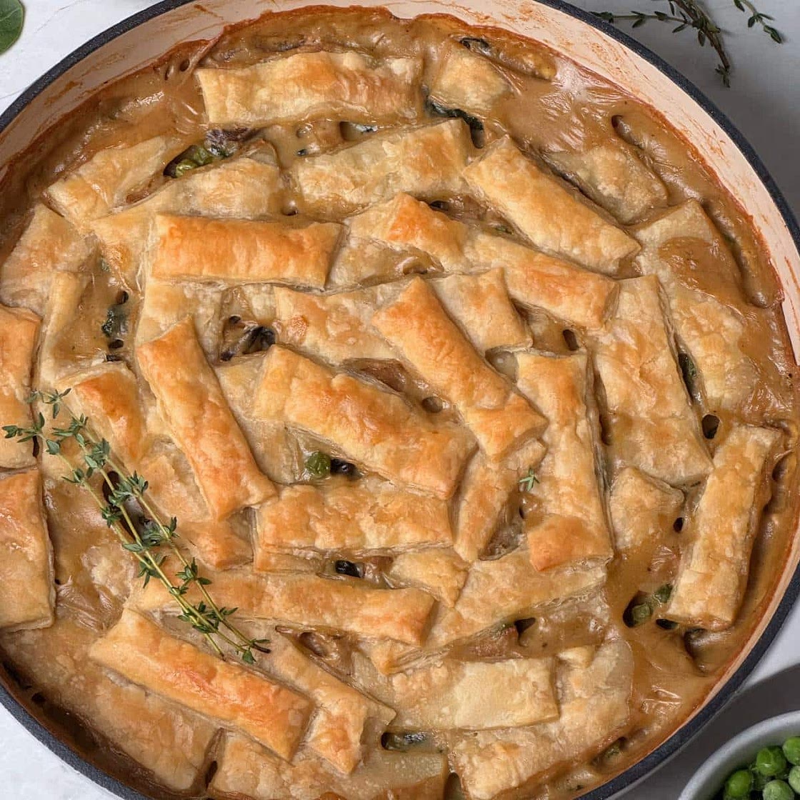Vegan Chicken And Mushroom Pie