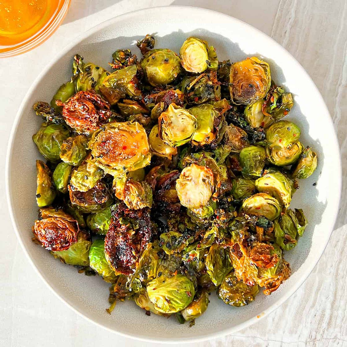 Hot Honey Brussel Sprouts