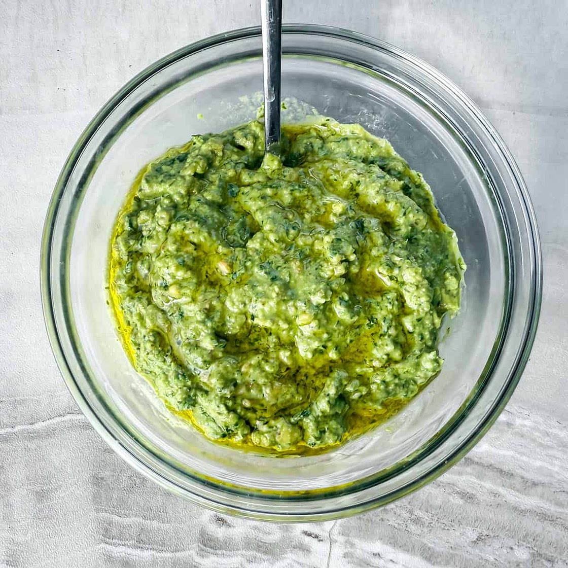 Pesto Without Pine Nuts (5 Minute Recipe)