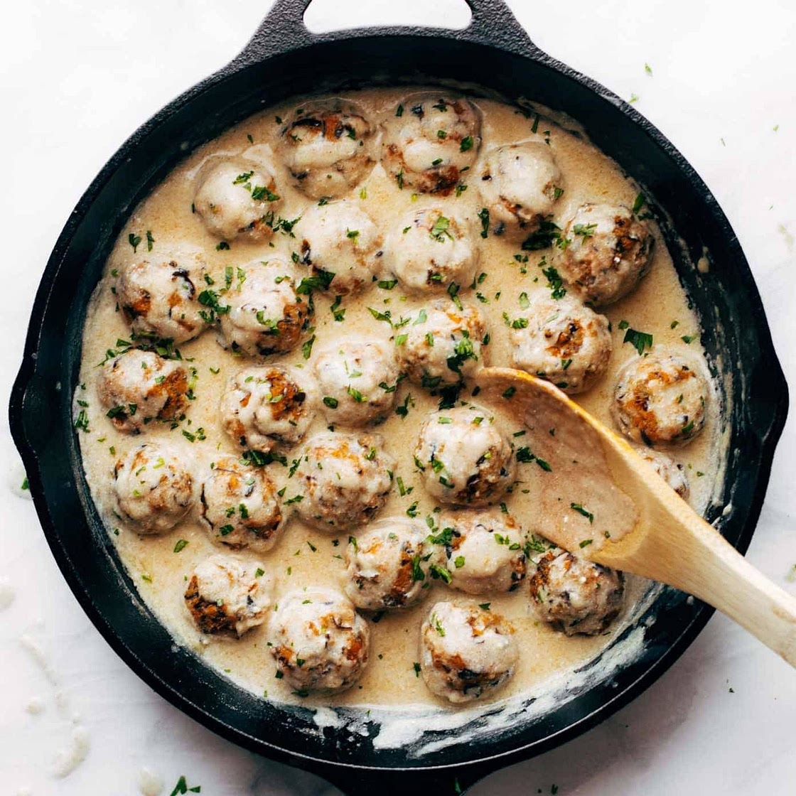 Vegetarian Swedish Meatballs