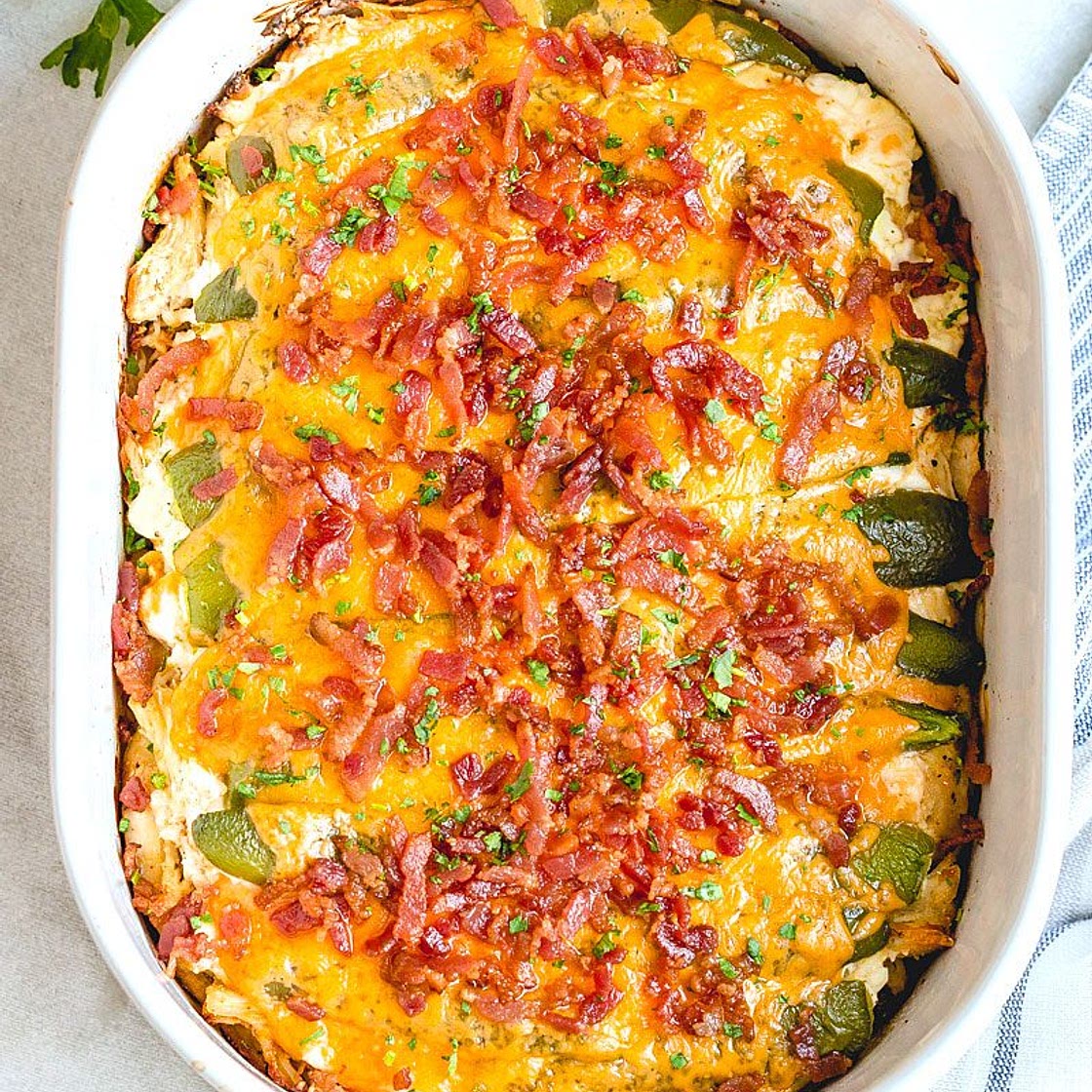 Jalapeño Popper Chicken Casserole