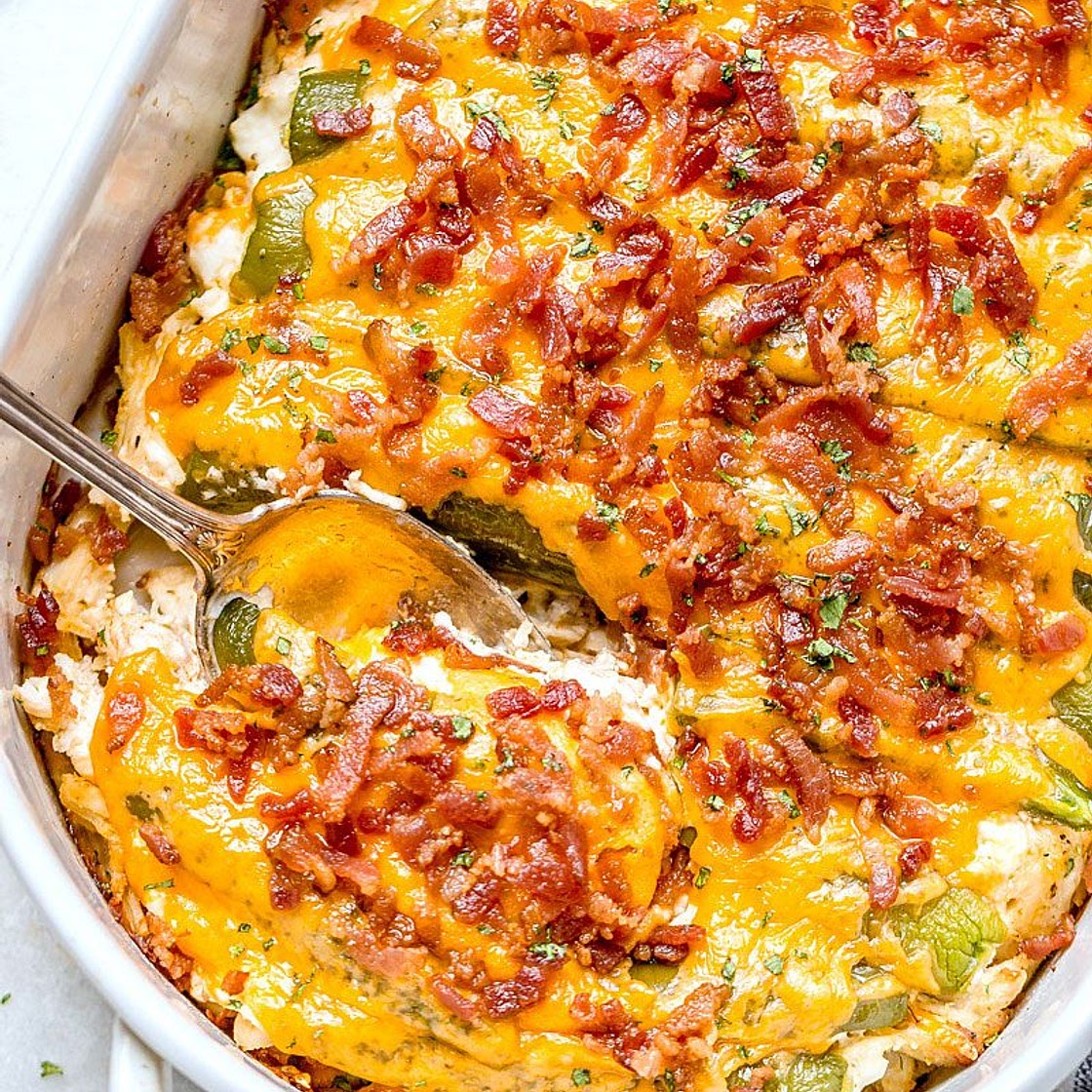 Jalapeño Popper Chicken Casserole
