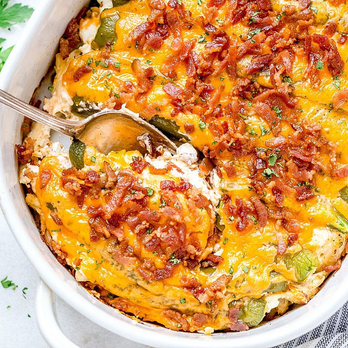 Jalapeño Popper Chicken Casserole