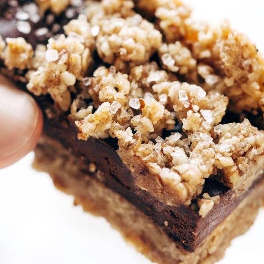 Raw Salted Chocolate Snack Bars