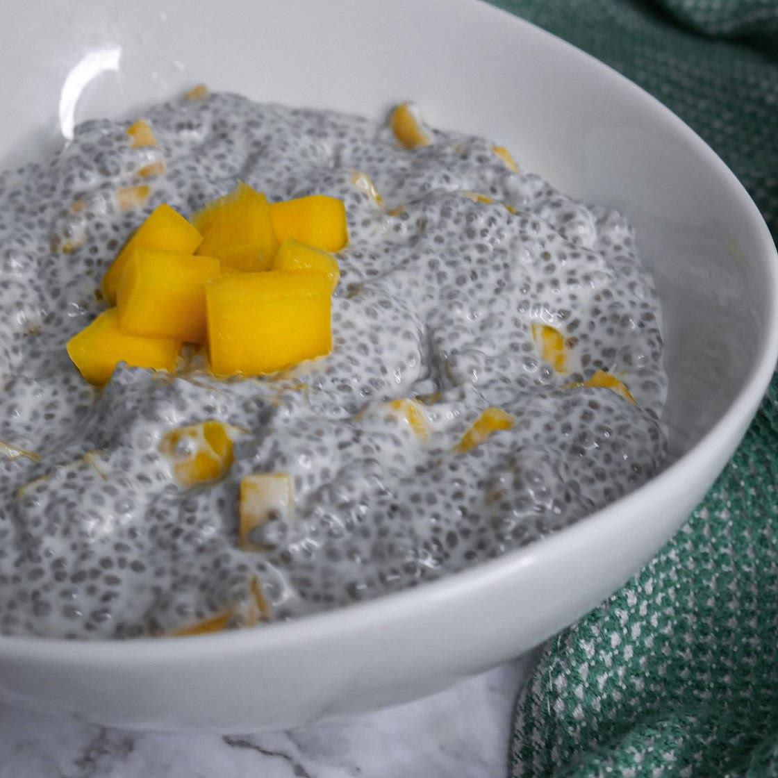 Rich u0026 Creamy Coconut Mango Chia Pudding