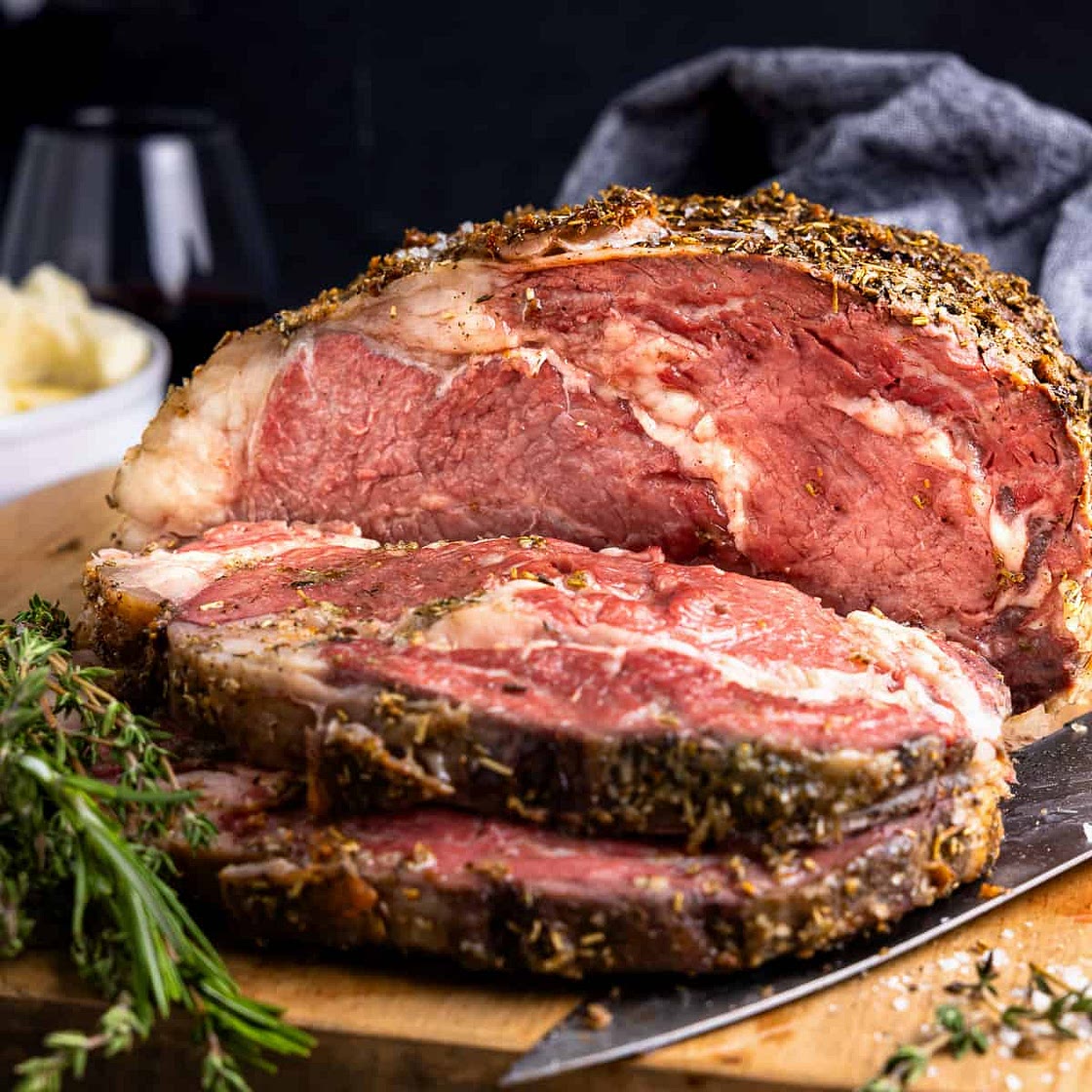 Garlic Butter Prime Rib Recipe