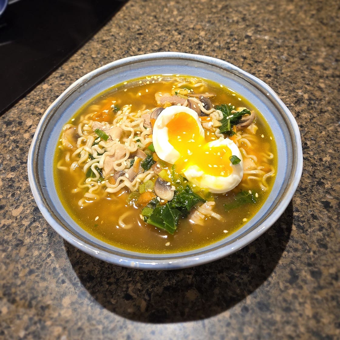 Easy Homemade Healthy Ramen Bowl