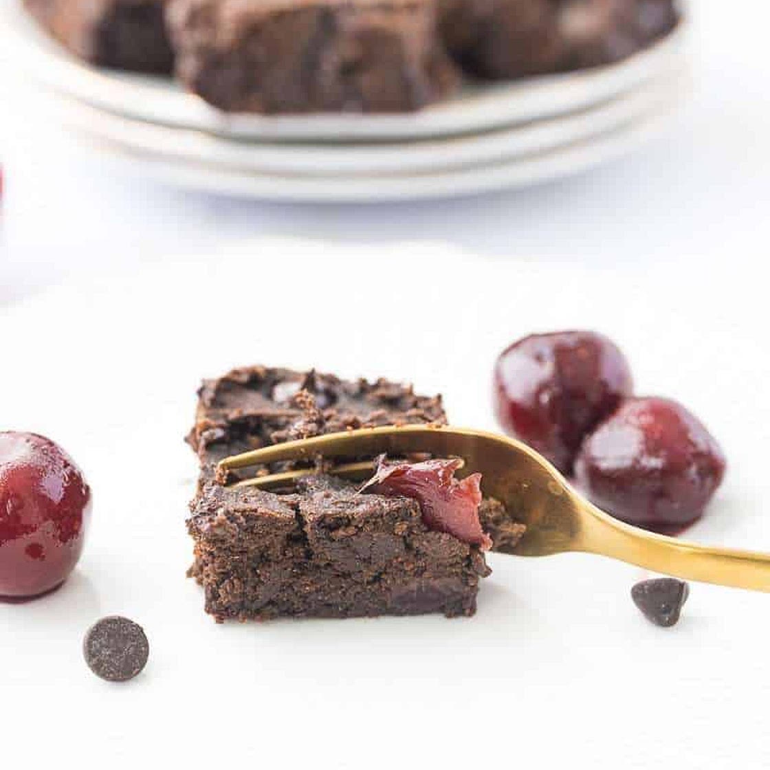 Chocolate Cherry Protein Brownies Recipe – Anti-Inflammatory, Gluten-Free, No Refined Sugar