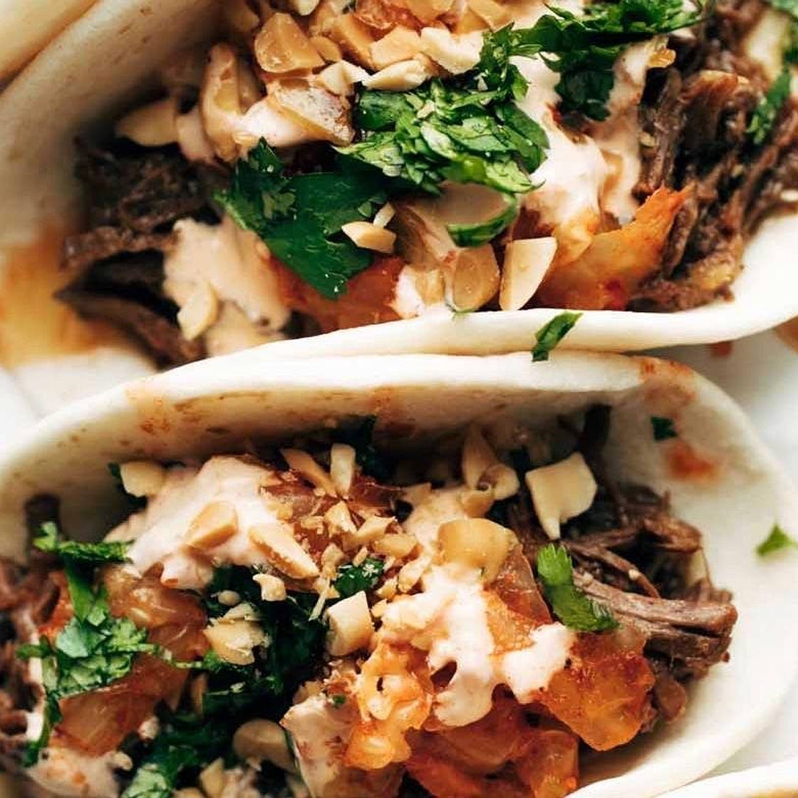 Instant Pot Korean Beef Tacos
