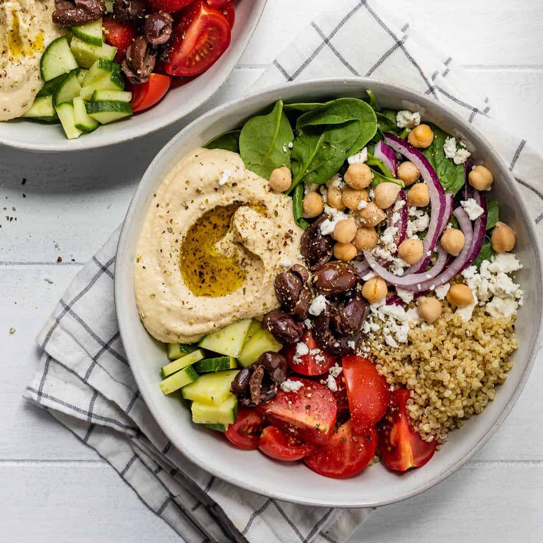 Mediterranean Hummus Bowl