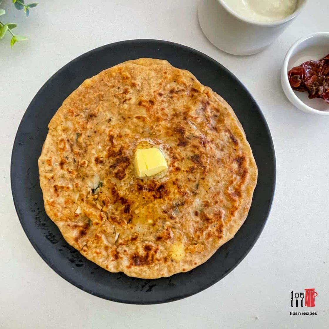Paneer Aloo Paratha Recipe