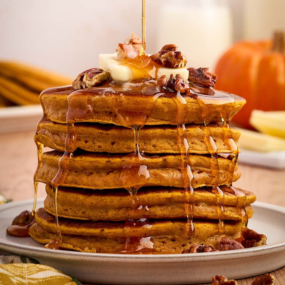 Fluffy Pumpkin Pancakes