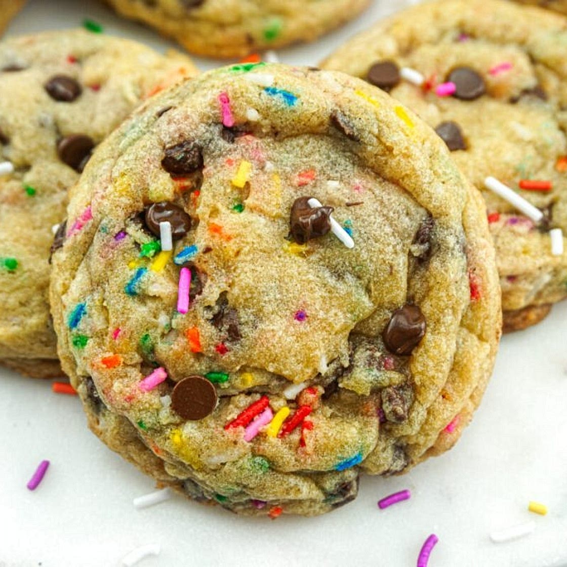 Chocolate Chip Funfetti Cookies