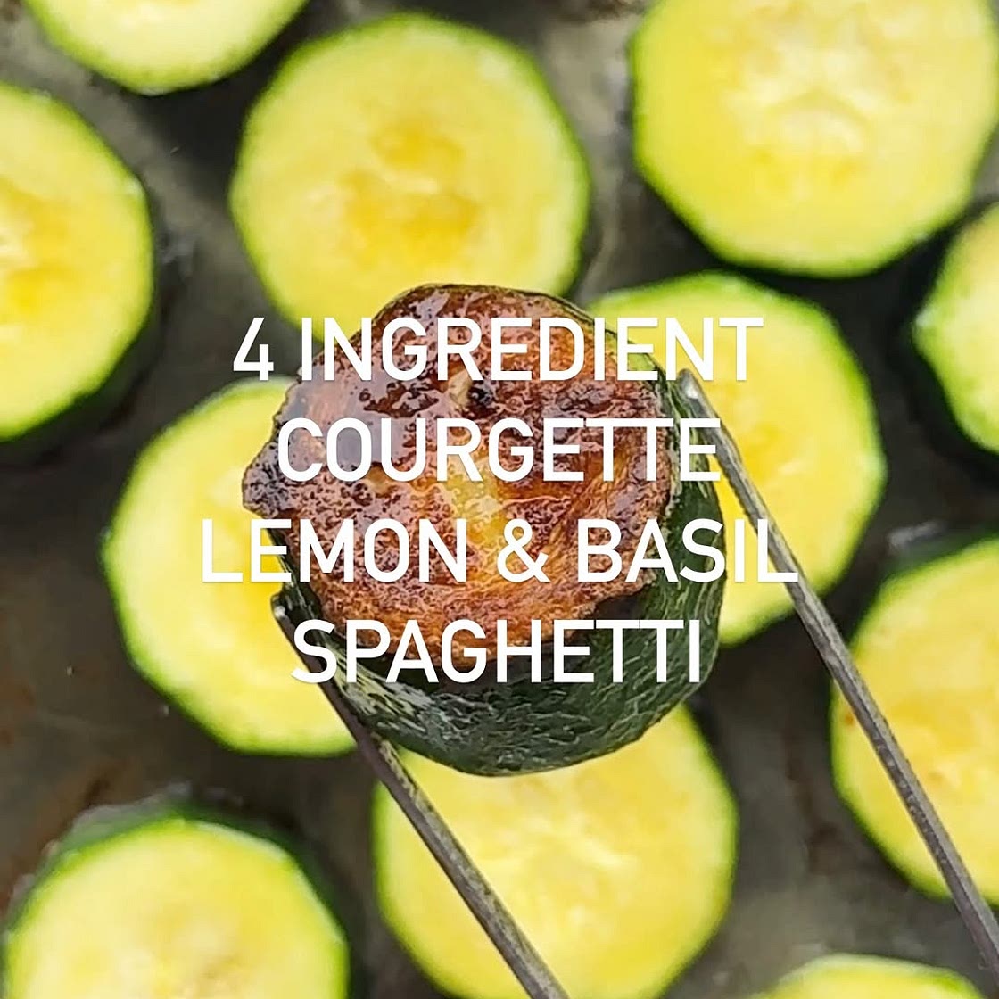 Courgette Lemon & Basil Spaghetti