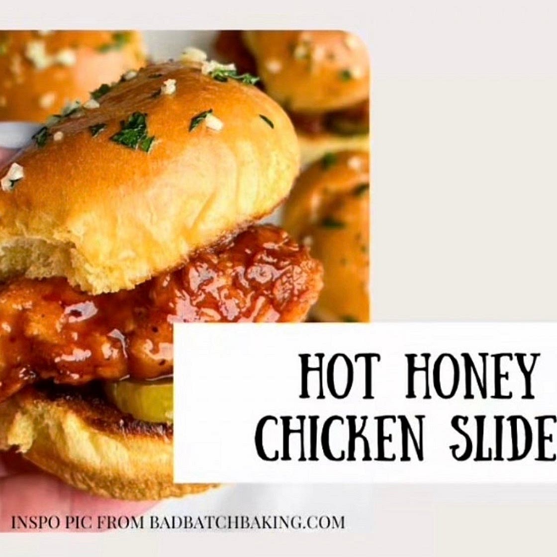 Hot Honey Chicken Sliders