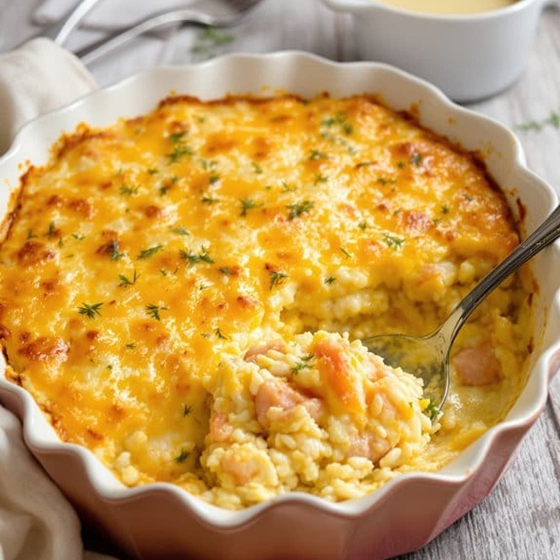 Salmon Rice Casserole