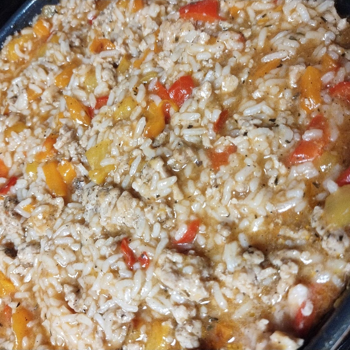 One Pot Deconstructed Stuffed Peppers