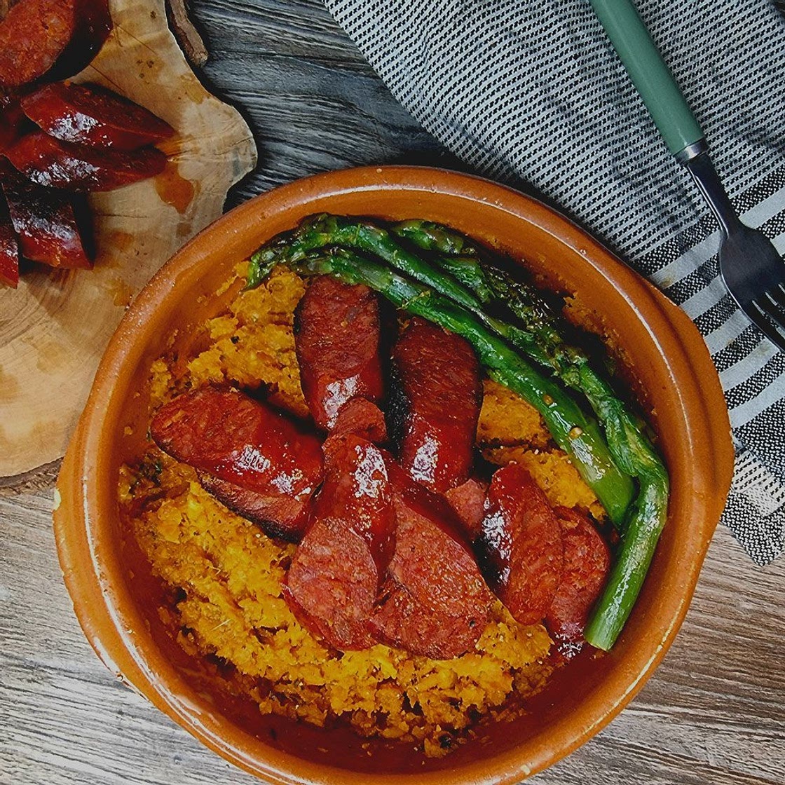 Chorizo and Sweet Potato Mash