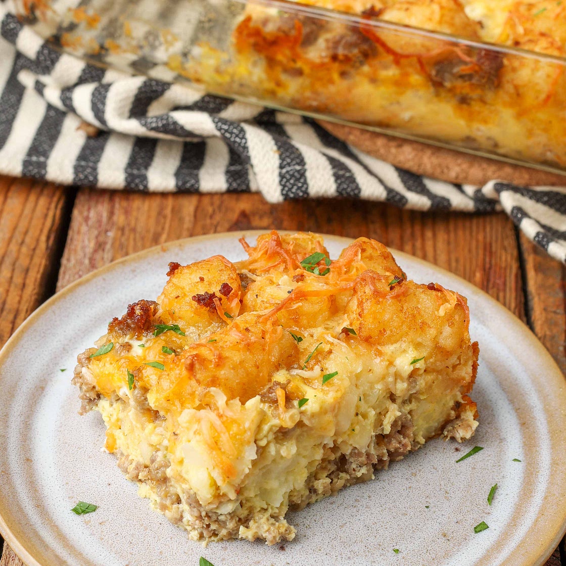 Tater Tot Breakfast Casserole