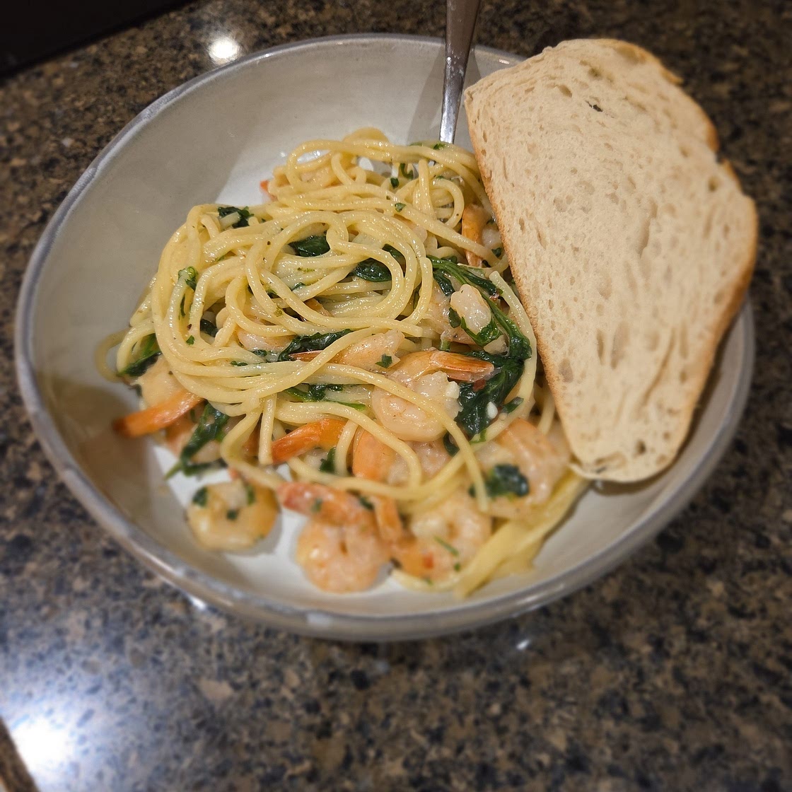 One-Pot Lemon Garlic Shrimp Pasta Recipe by Tasty