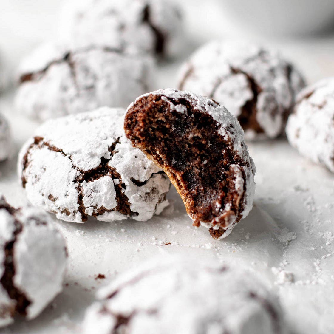 Chocolate Espresso Amaretti Cookies