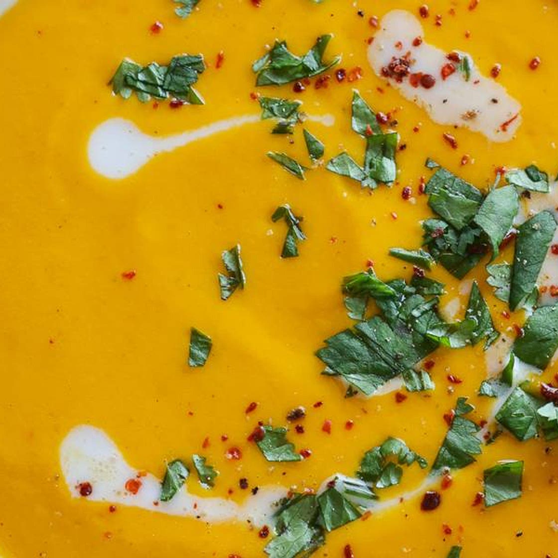 Chilled Carrot Ginger Soup