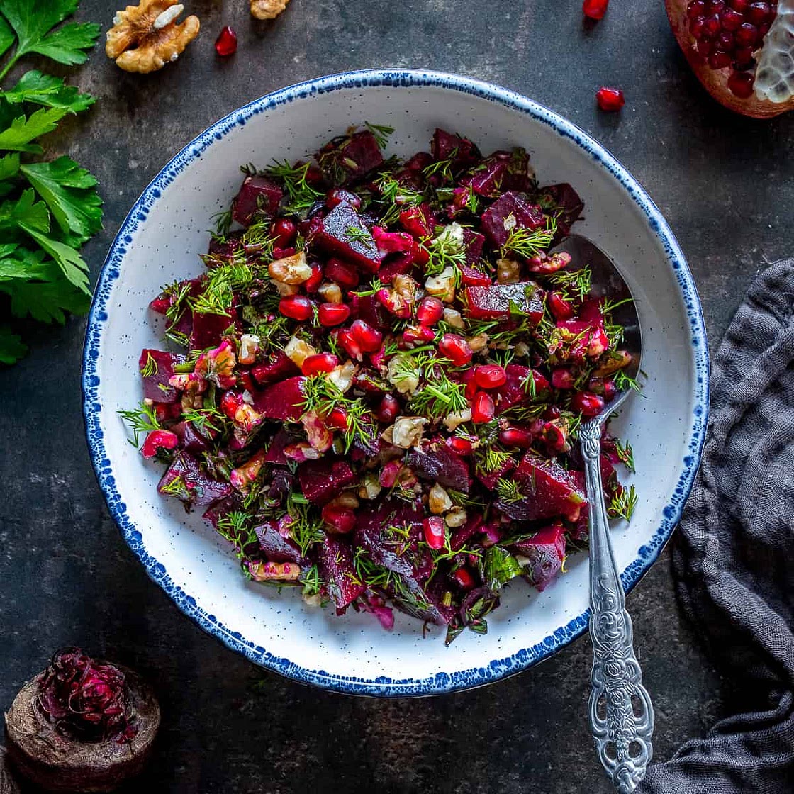 Pancar Salatasi (Turkish Beetroot Salad)