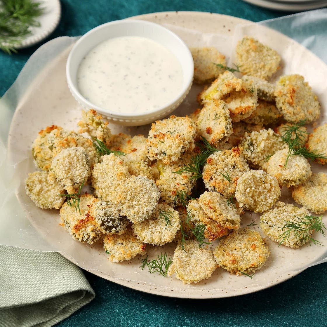 Oven-Fried Pickles