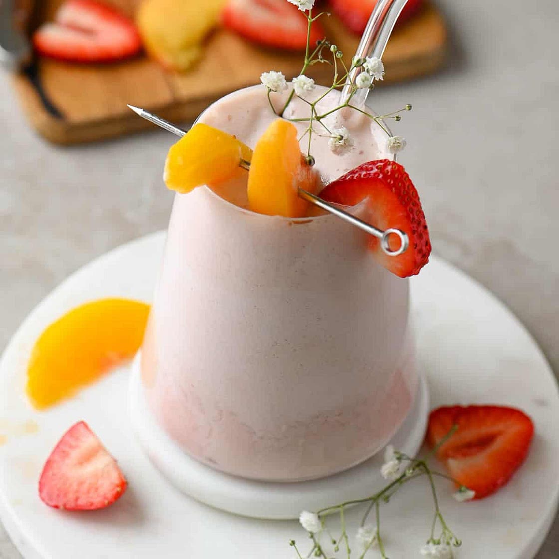 Strawberry Peach Smoothie