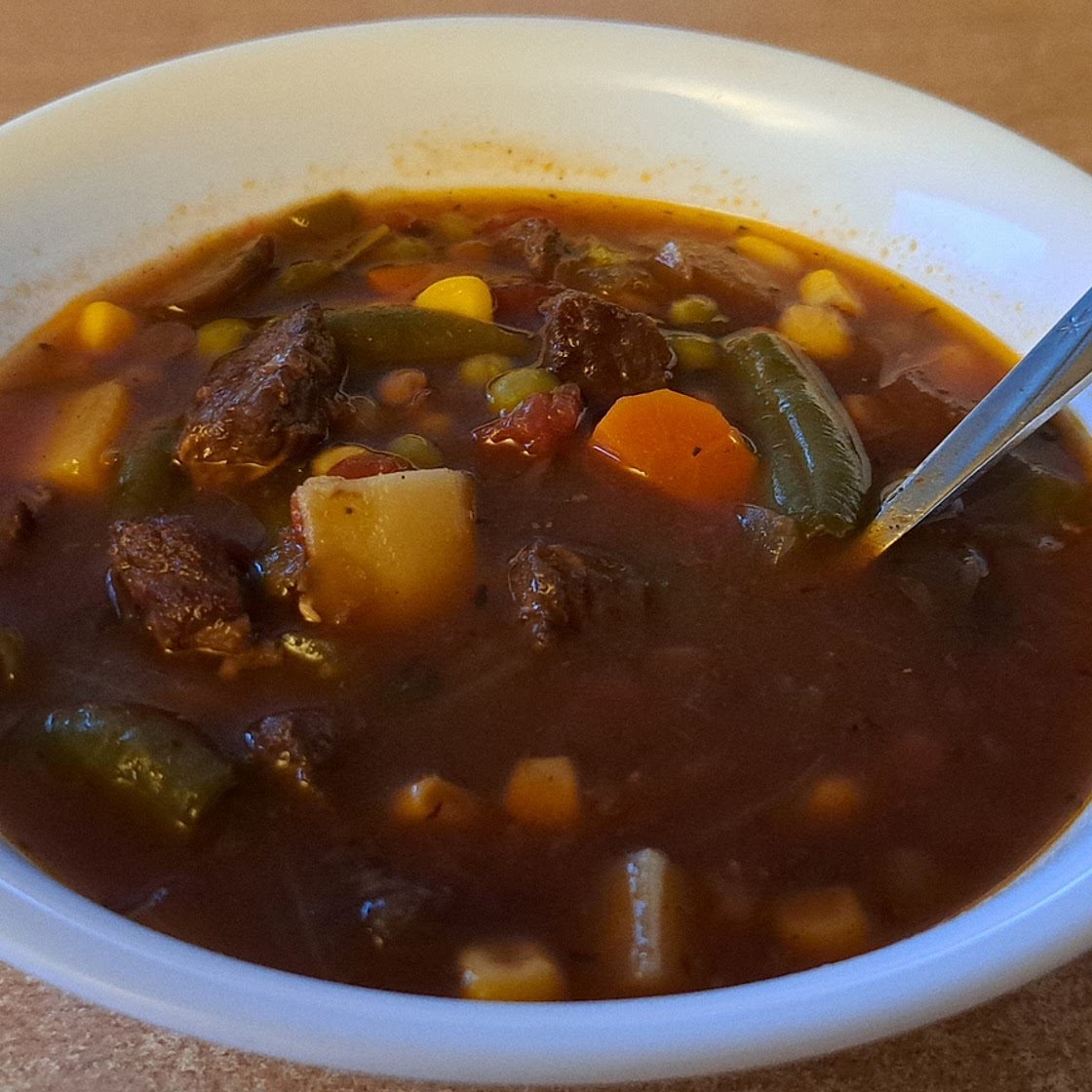 Beef - My Homemade Beef Vegetable Lentil Soup