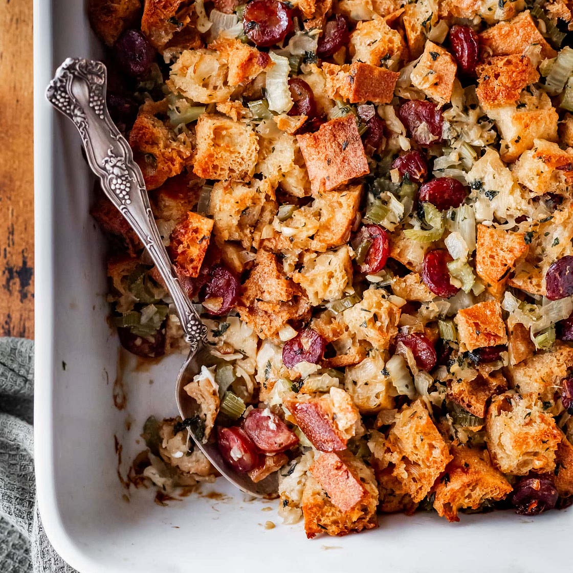 Chinese Sausage Stuffing