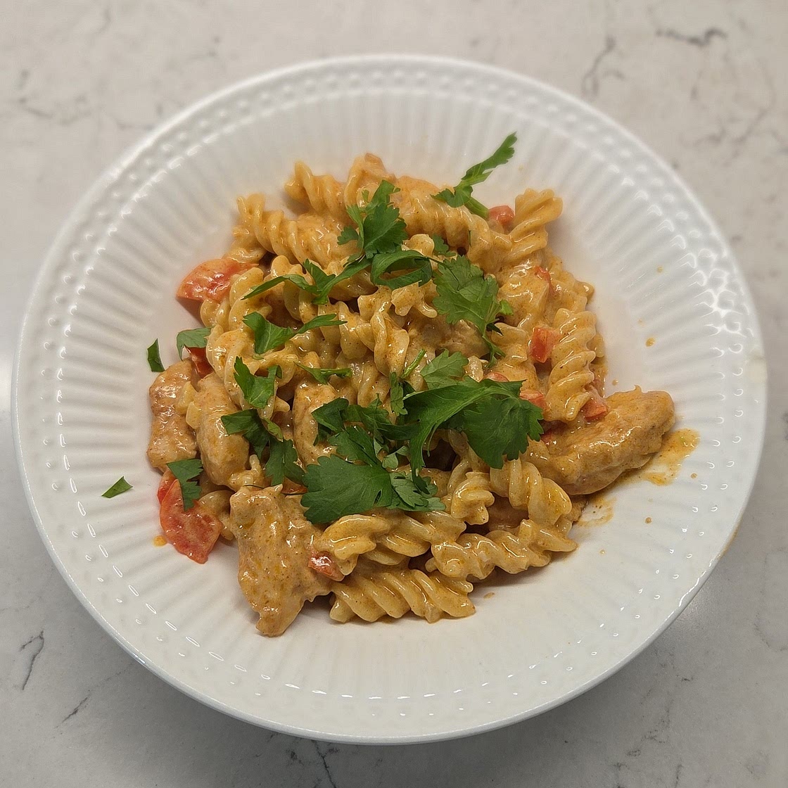 Creamy Chicken Fajita Pasta