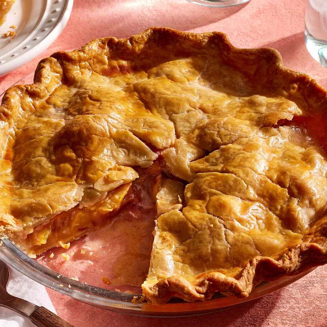 Peach Pie the Old Fashioned Two Crust Way