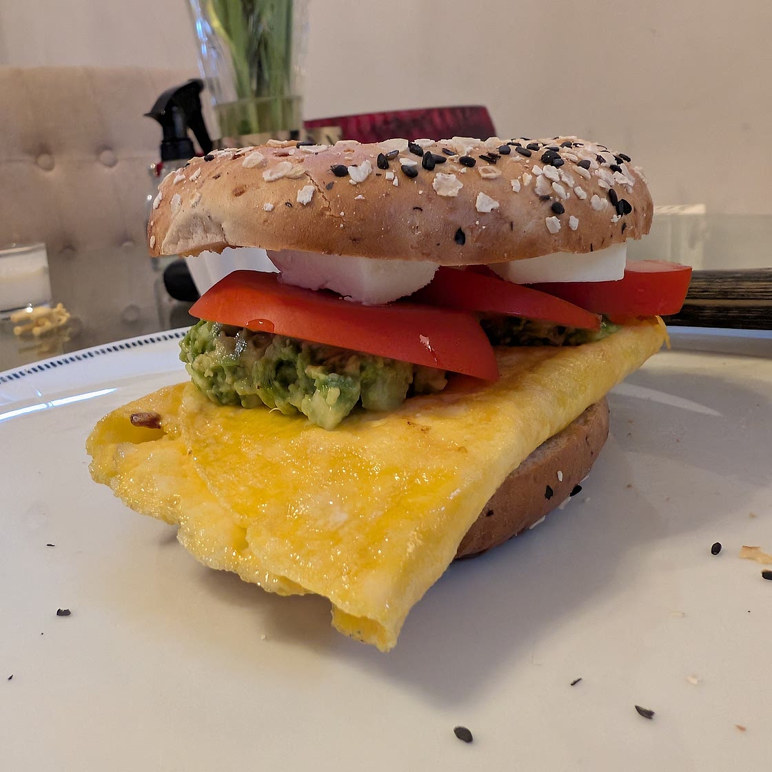 Breakfast bagel
