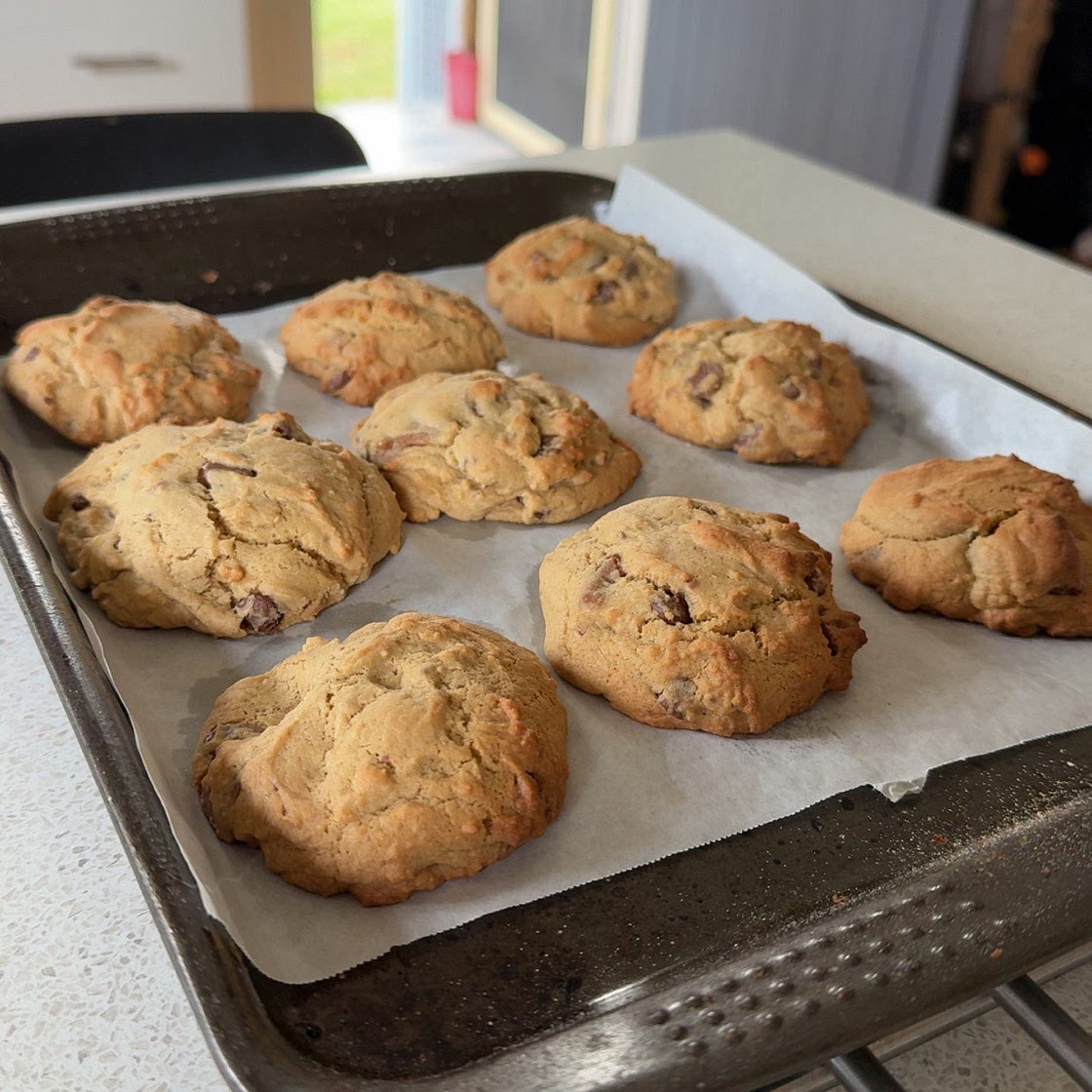 Bakery Style Choc-Chip Cookies