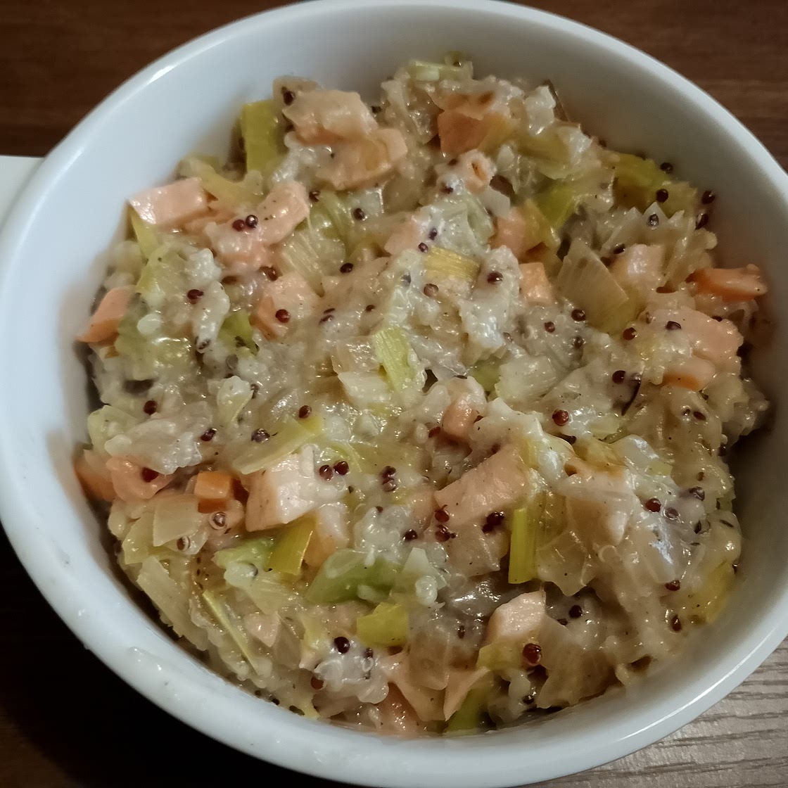 Gratin de quinoa à la crème