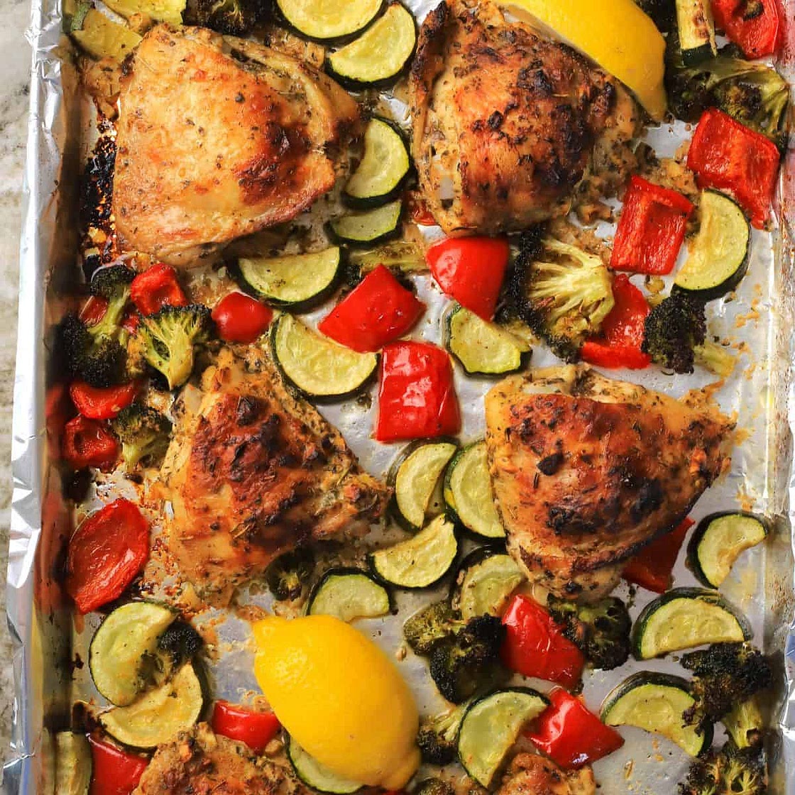 Sheet Pan Lemon Garlic Chicken
