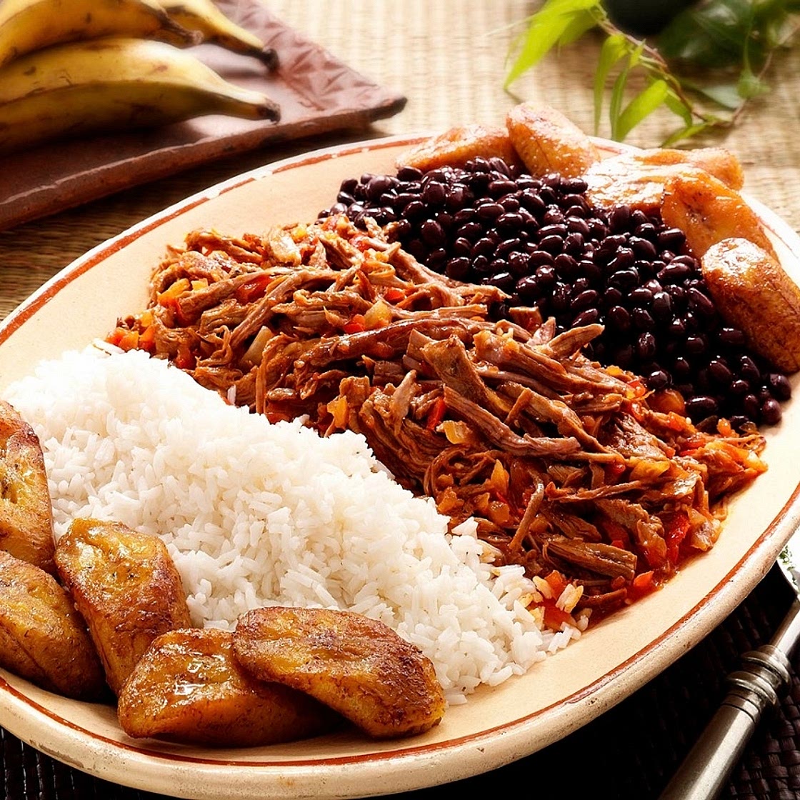 Carne mechada/ pabellon