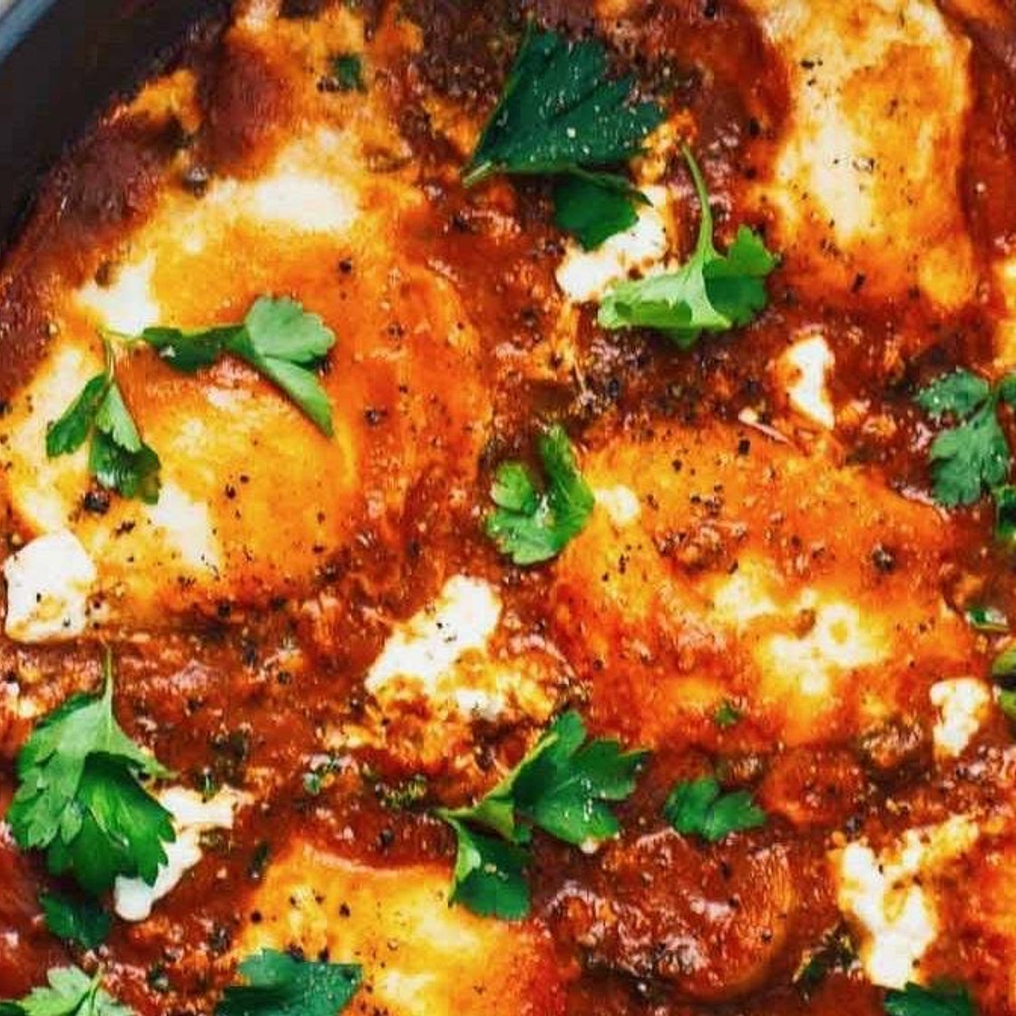 One Pot Spicy Eggs and Potatoes