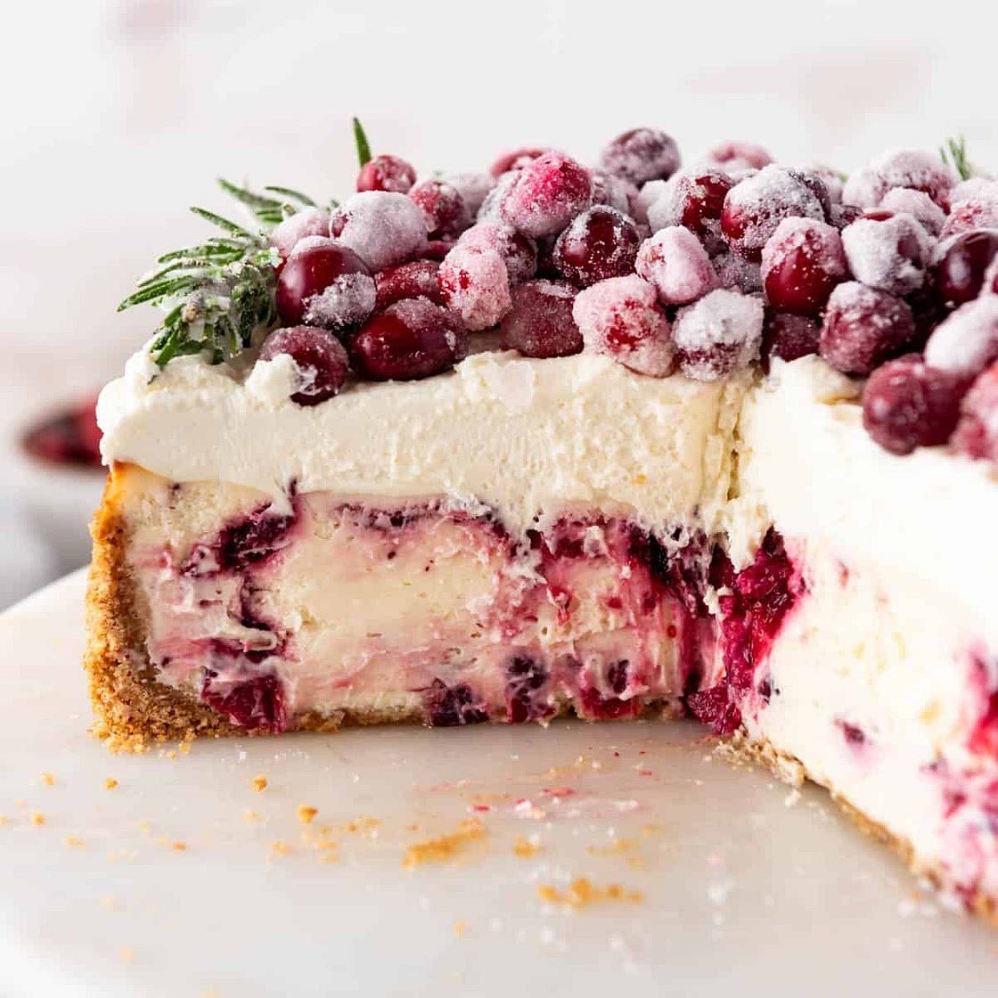 Cranberry Cheesecake