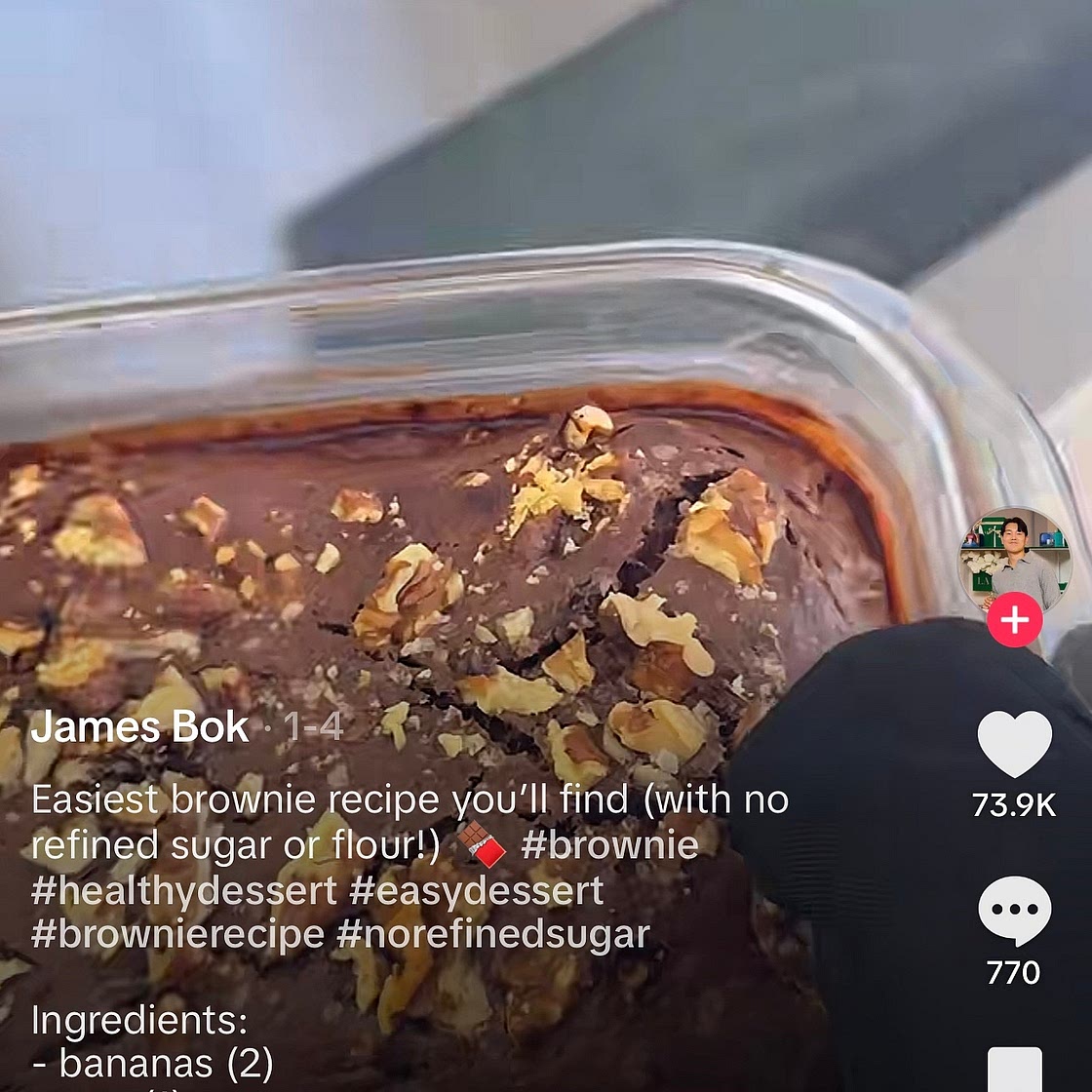 Healthy brownie recipe