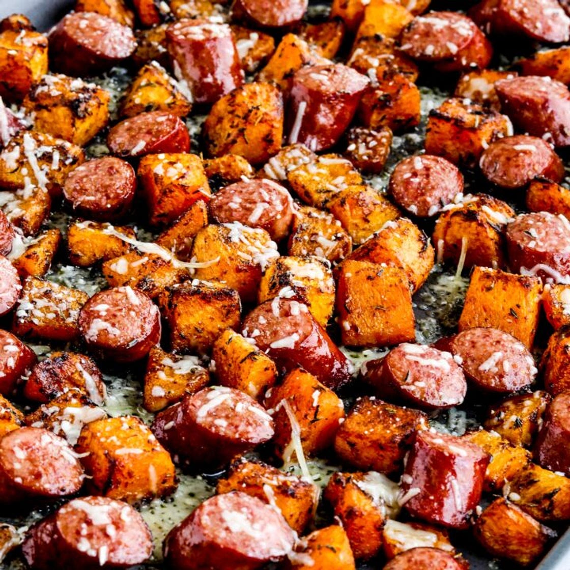 Butternut Squash and Sausage Meal