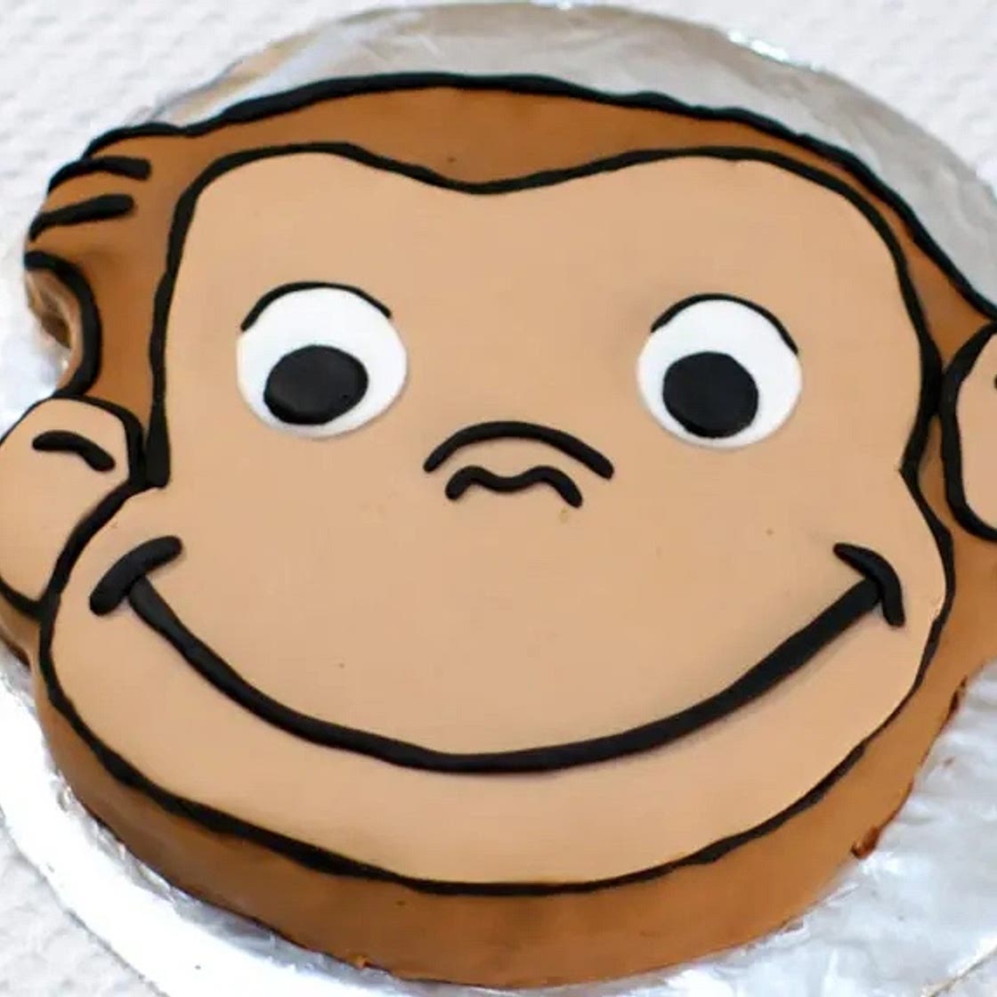 Curious George Cake