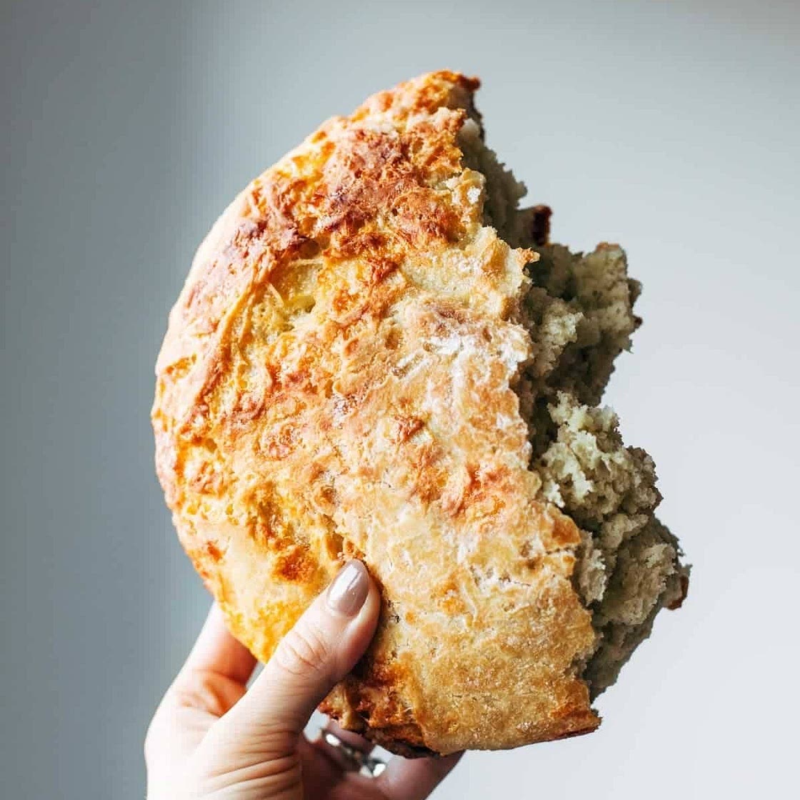 No Knead Cheese Bread