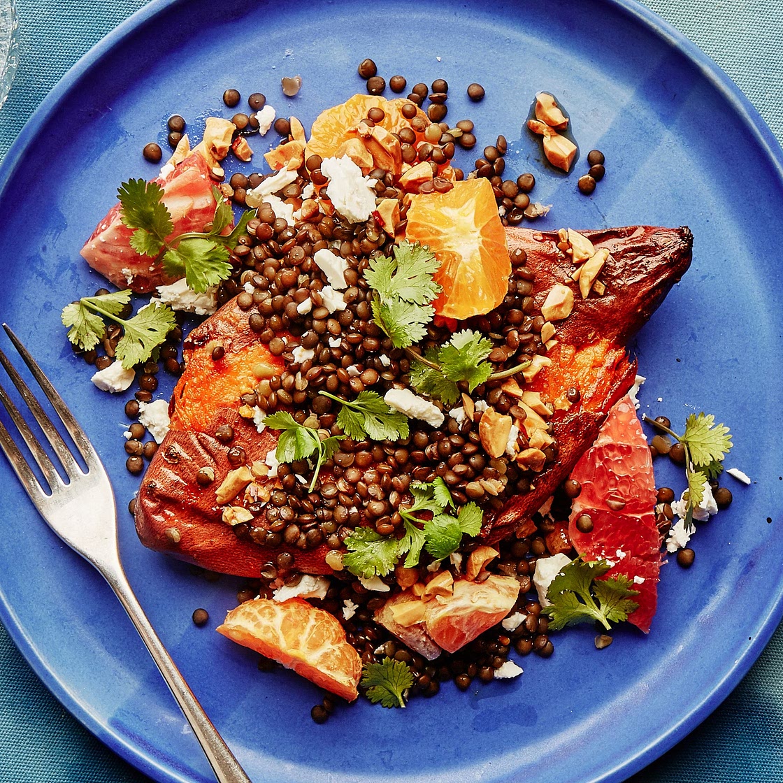 Loaded Sweet Potatoes