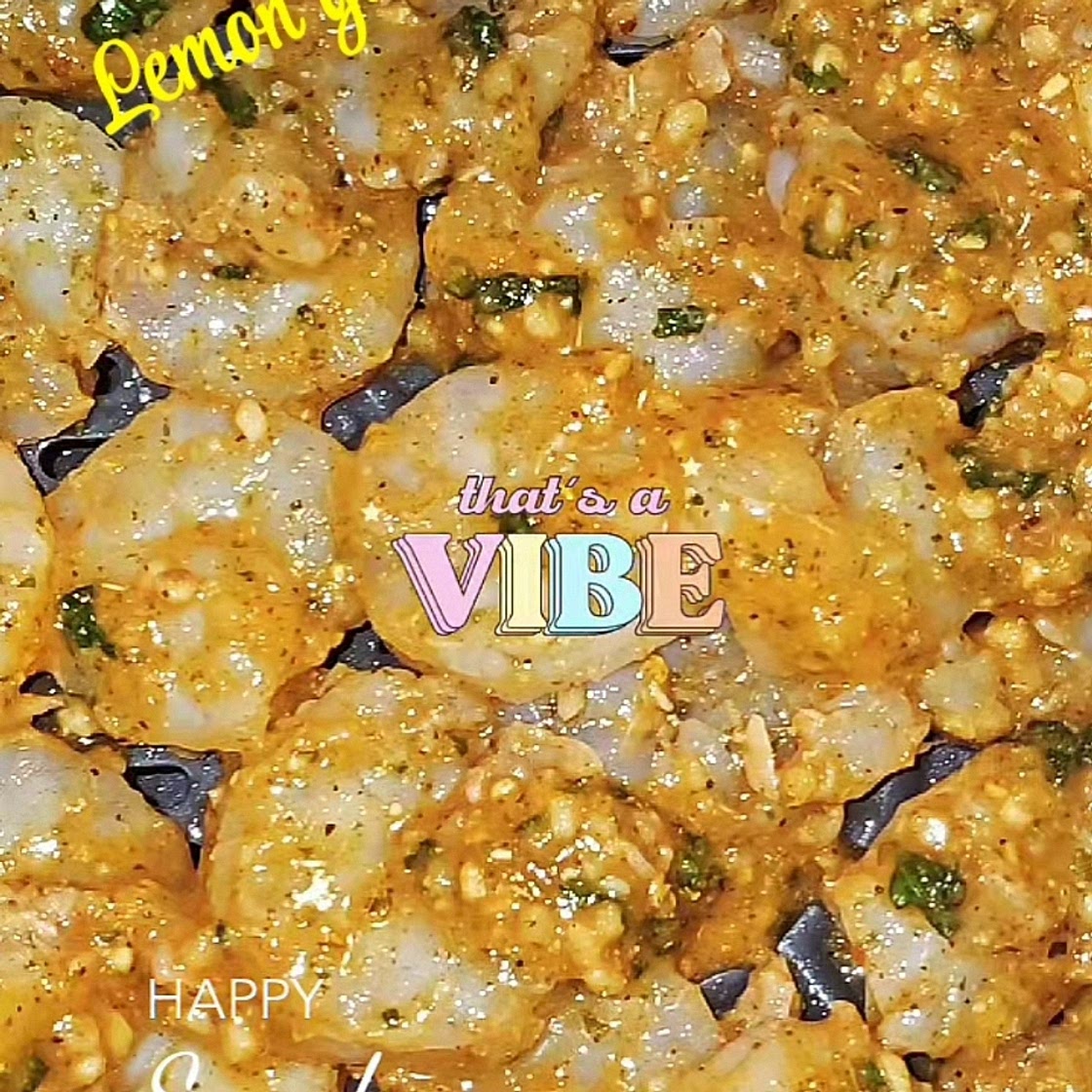 Cilantro Lime Air Fryer Shrimp Skewers