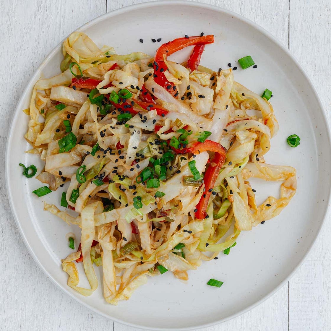 Easy Asian-Style Cabbage Stir Fry